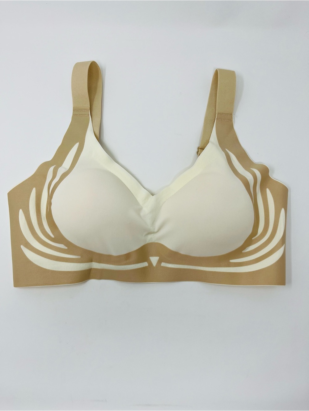Seamless Nude Comfort Bra - Light Beige